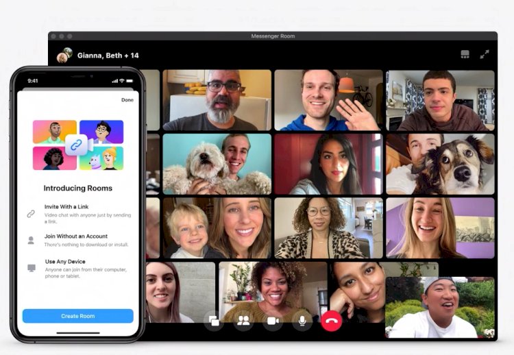 مكالمات فيديو في Messenger Rooms متاحة الان على أي بروفايل أو صفحة أو مجموعة